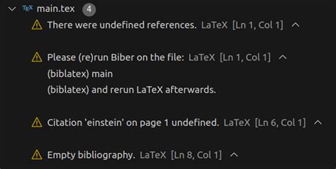 out&39; has changed. . Vscode latex reference undefined